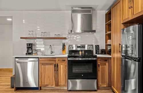 Banff Apartment | Spacious King Condo | Fireplace + Balcony