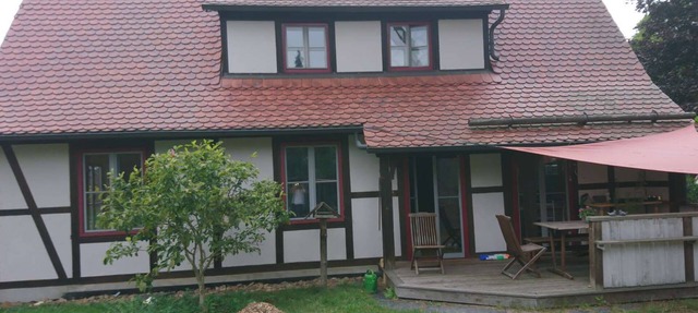 A complete vacation home with 4 bedrooms for up to 11 people in Kranichfeld