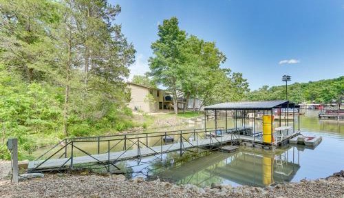 Balcony & Fire Pit: Home on Lake of Ozarks! in Roach