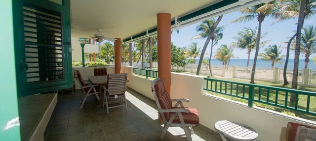 Beachfront-Level Private Oasis with Power Backup Generator and A/C for all Areas in Luquillo