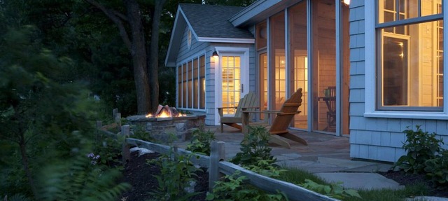 Cape Cod Meets Up North in this Gull Lake Retreat in Lake Shore