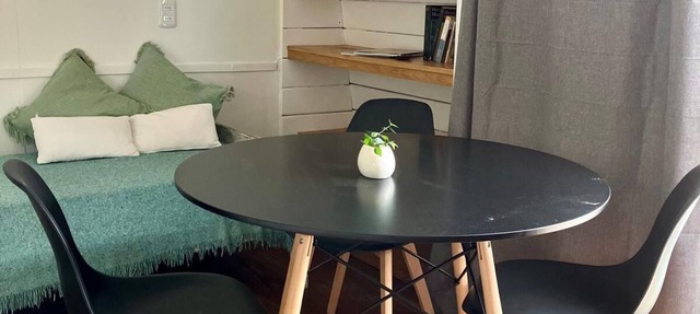 Cozy studio DUNA in La Pedrera with AC, WiFi, front deck on a garden in La Pedrera