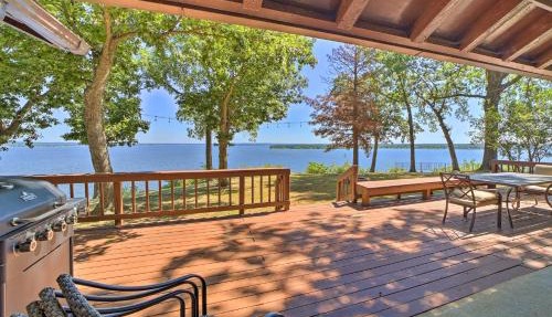 Grand Lake Views + Fire Pit: Monkey Island Home! in Afton