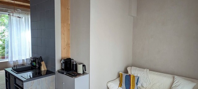 Half-timbered studio in Leipzig