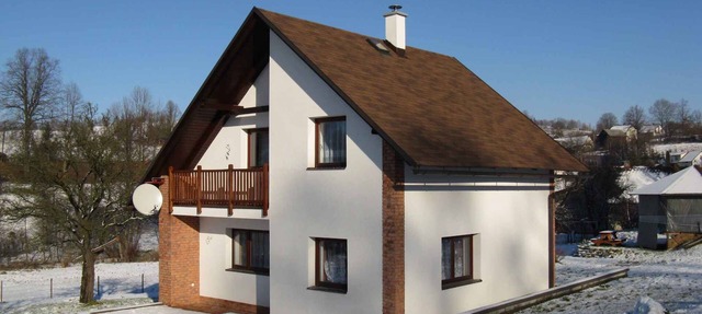Holiday home with fireplace and fire pit in Mladkov