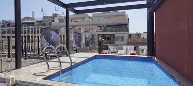 My Space Barcelona 6 apartments with terrace and pool for up to 48 people in Barcelona