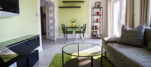 Newly built apartment (in a quiet location, good transport links, free parking in Leipzig