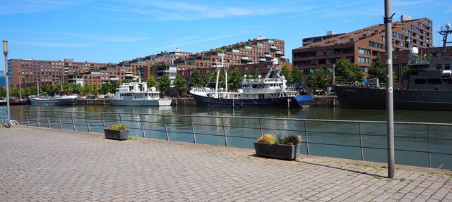 On board a seagoing vessel, in the center of Rotterdam, in Rotterdam