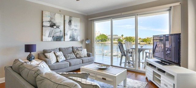 Pets Allowed! Newly Furnished, Waterfront Balcony, Heated Pool, FREE Activities ~ 204 Bay Harbor in Clearwater Beach