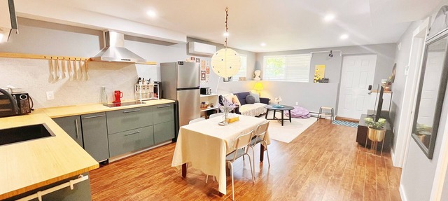 Private Basement + Self Check-in + Kids/Family + Parking in Bedford