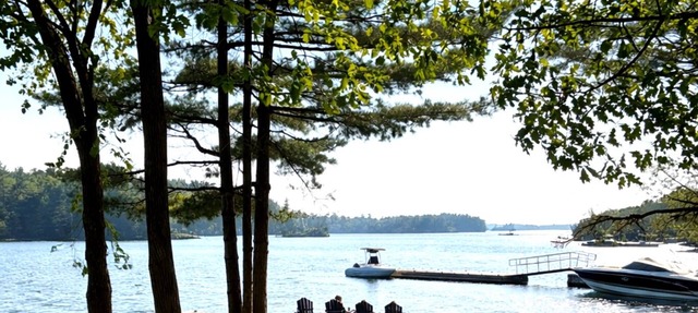 Private Waterfront Cottage ~ Dock & Sunset Views in the Thousand Islands in Lansdowne