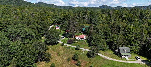 RESTORED HISTORIC ADIRONDACK BIRD CAMP NEAR GORE MT WITH LOVELY MOUNTAIN VIEWS in North River