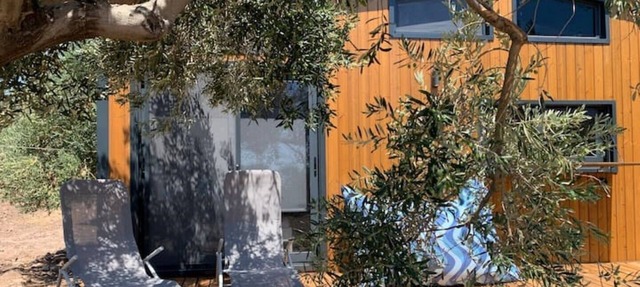 Three Private vacation homes by the sea, with a view of Lesvos in Behramkale