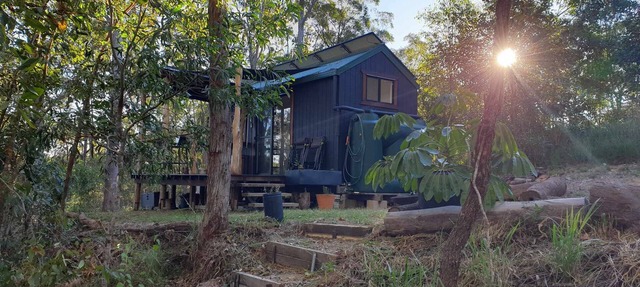 Tiny in The Trees - Cute, Spacious Tiny House set privately amongst the trees. in Bollier