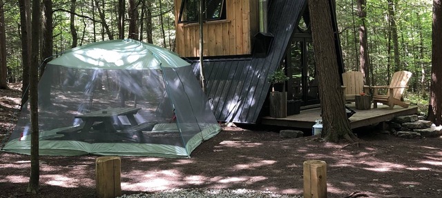 Tiny off-grid A-frame cabin nestled in nature! in Perth