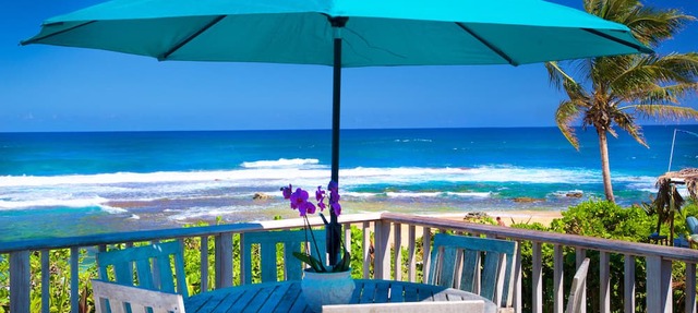 Beachfront Luxury Home, Panoramic Ocean Views, Walk To Tunnels Beach TVNCU-1214 in Hanalei